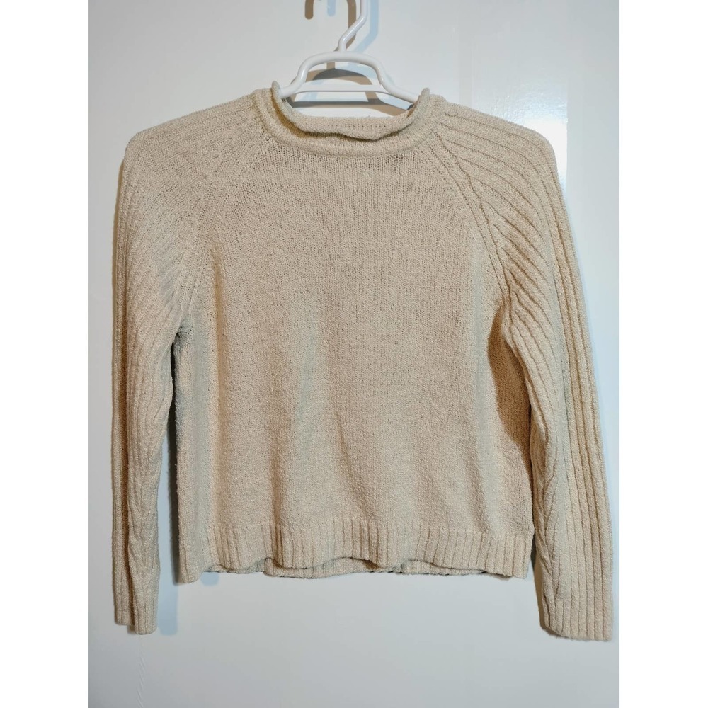 Carolyn Taylor Off-White knitted sweater size large woman